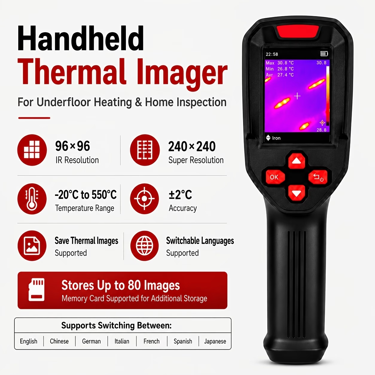 USB Rechargeable Thermal Imagi - Thermal Imaging Camera Pcb Repair 评论和价格